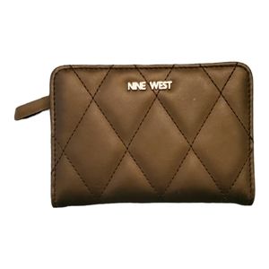 Nine West Small Black Quilted Wallet